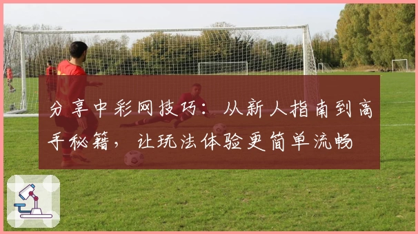 分享中彩网技巧：从新人指南到高手秘籍，让玩法体验更简单流畅